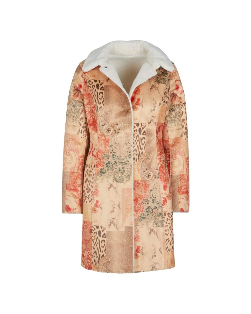 Guess Tijdloze Patchwork Jas Voor Vrouwen in het Multicolor