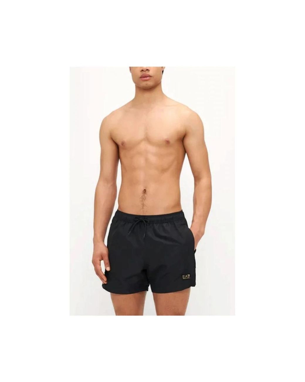 EA7 Black Beachwear for men