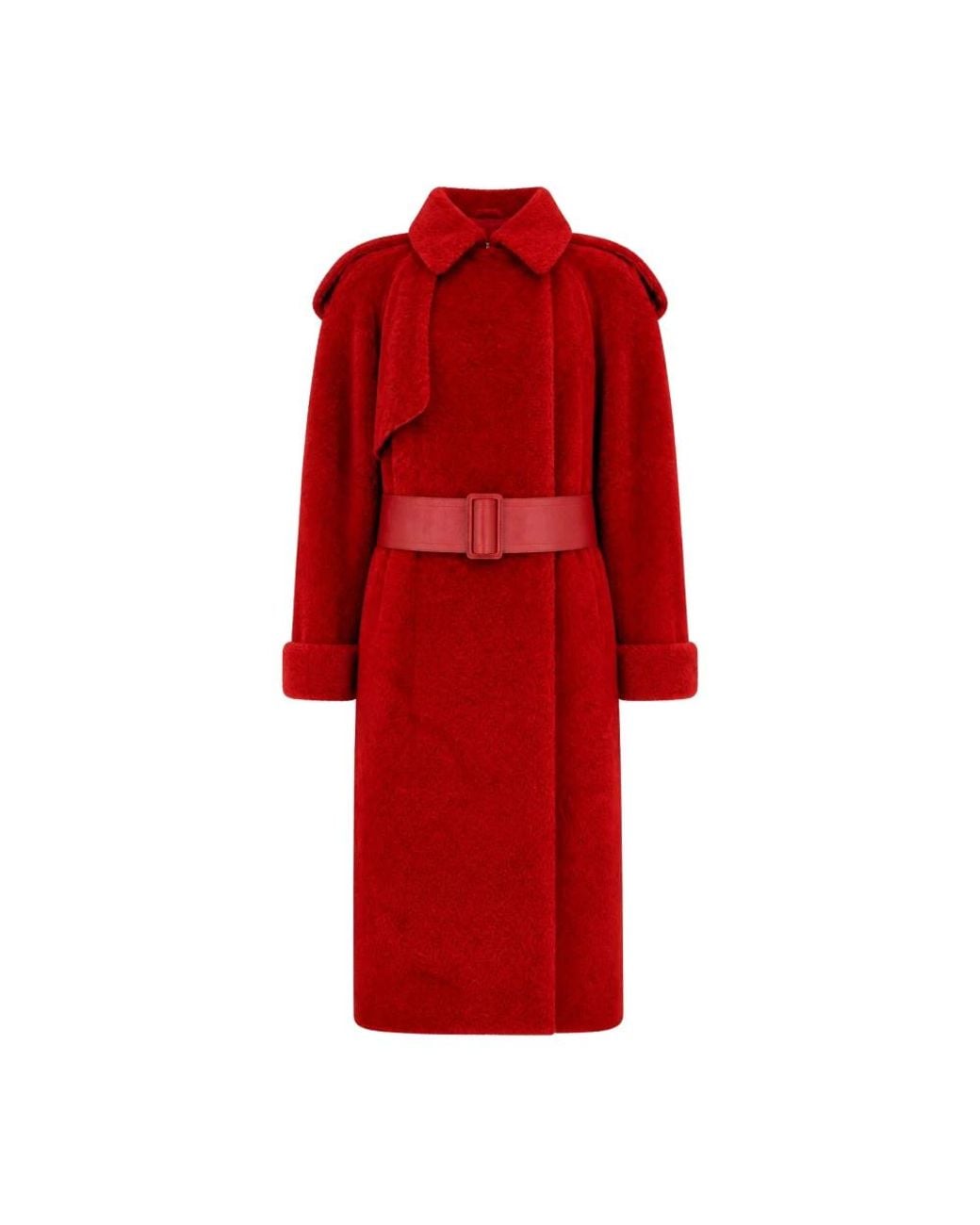 Lanvin Red Belted Coats