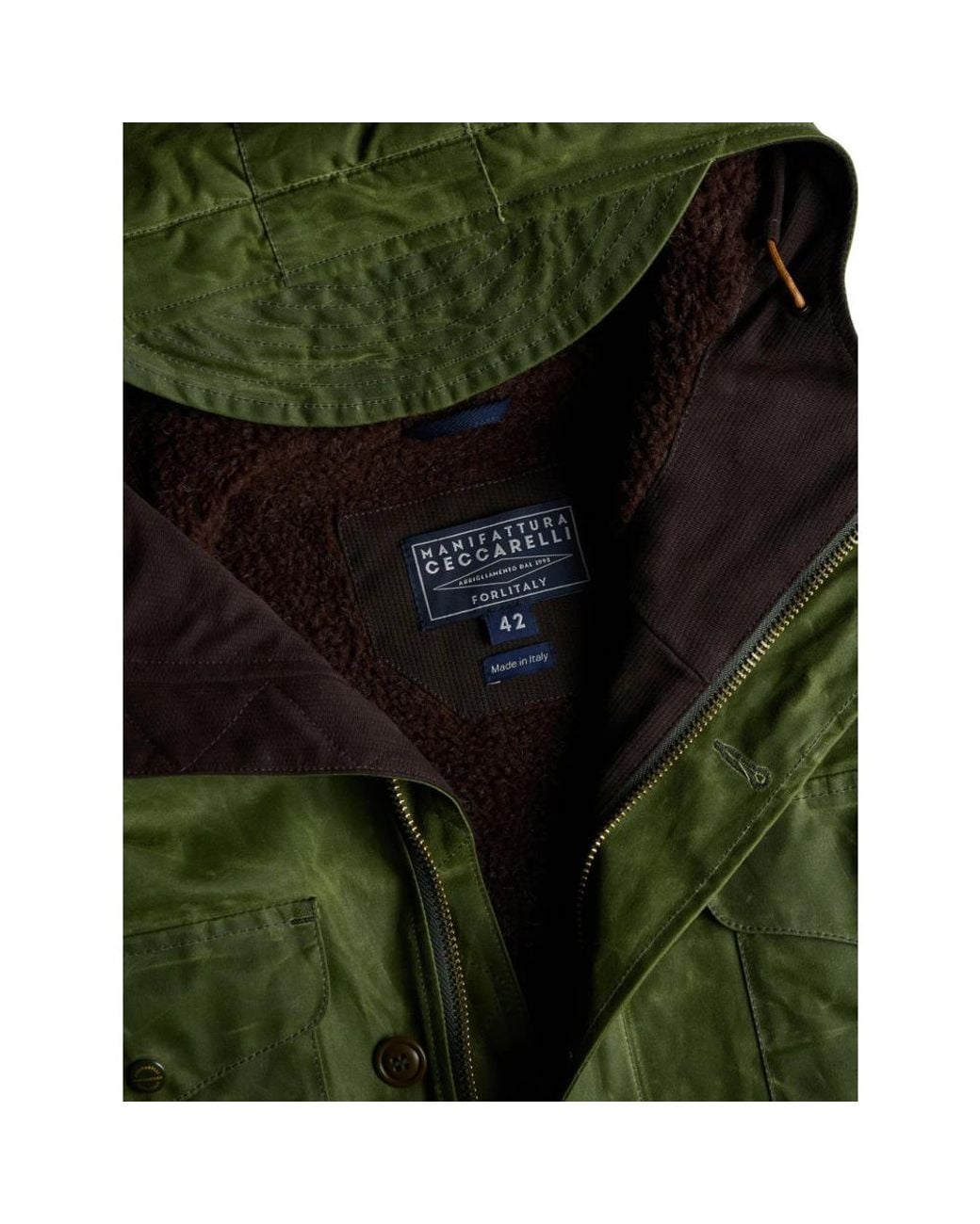 Manifattura Ceccarelli Green Winter Jackets for men