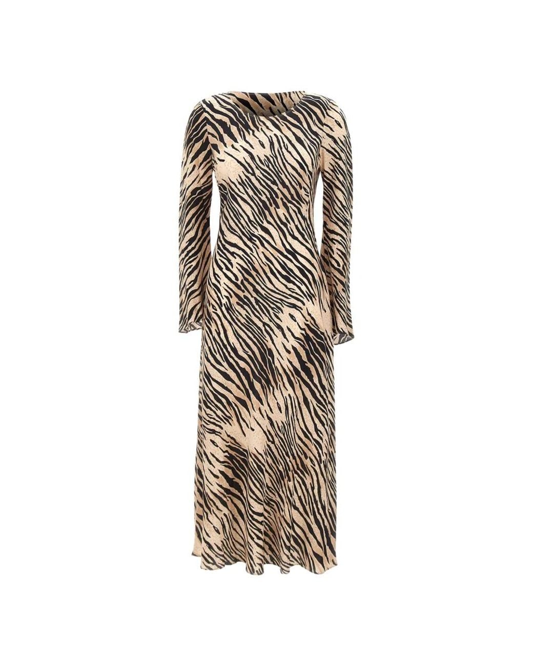 Rixo Natural Midi Dresses
