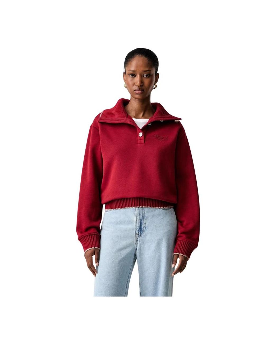 Guess X North Sails Sweatshirt in het Red