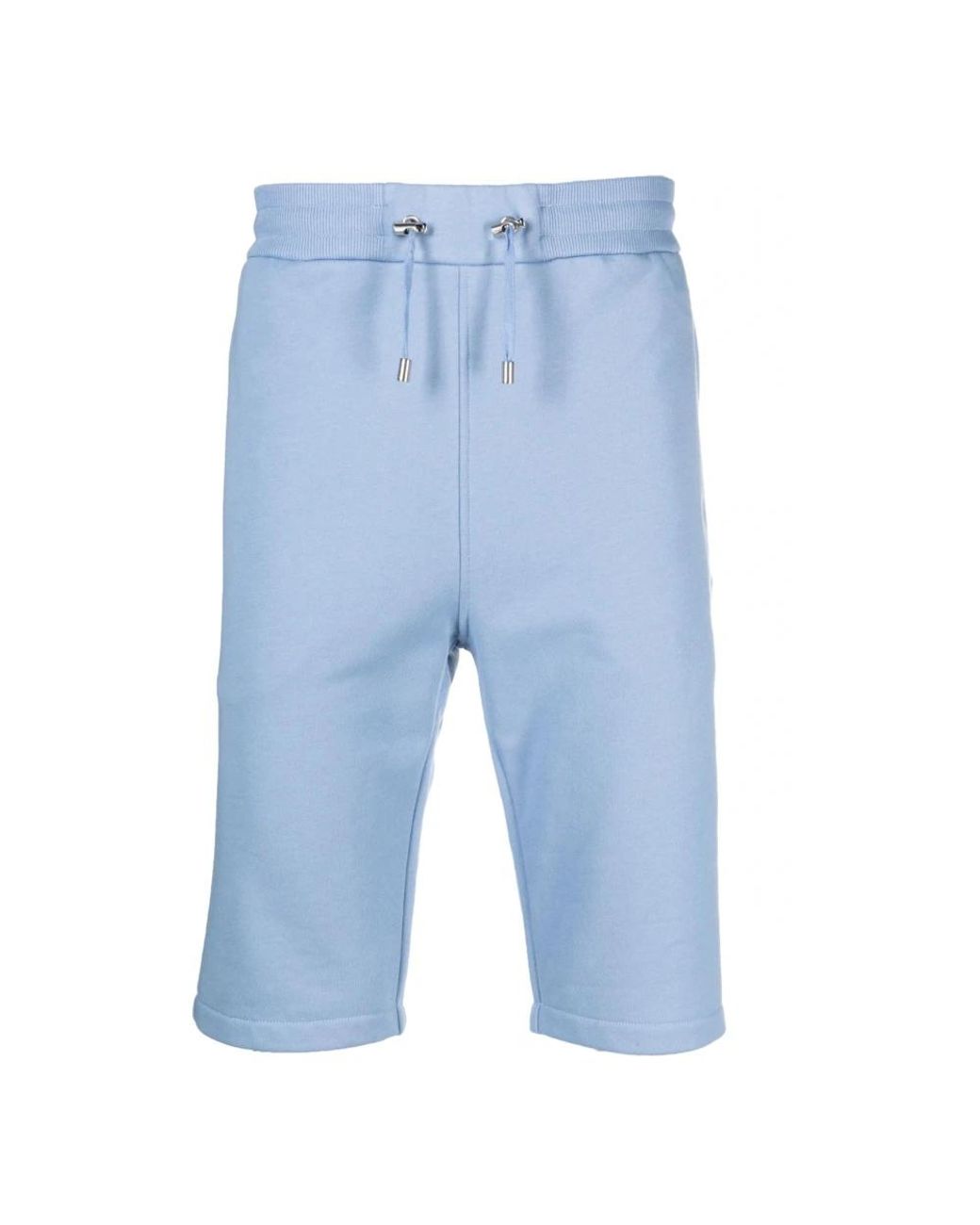Balmain Katoenen Trainingsshorts Met Logo in het Blue voor heren