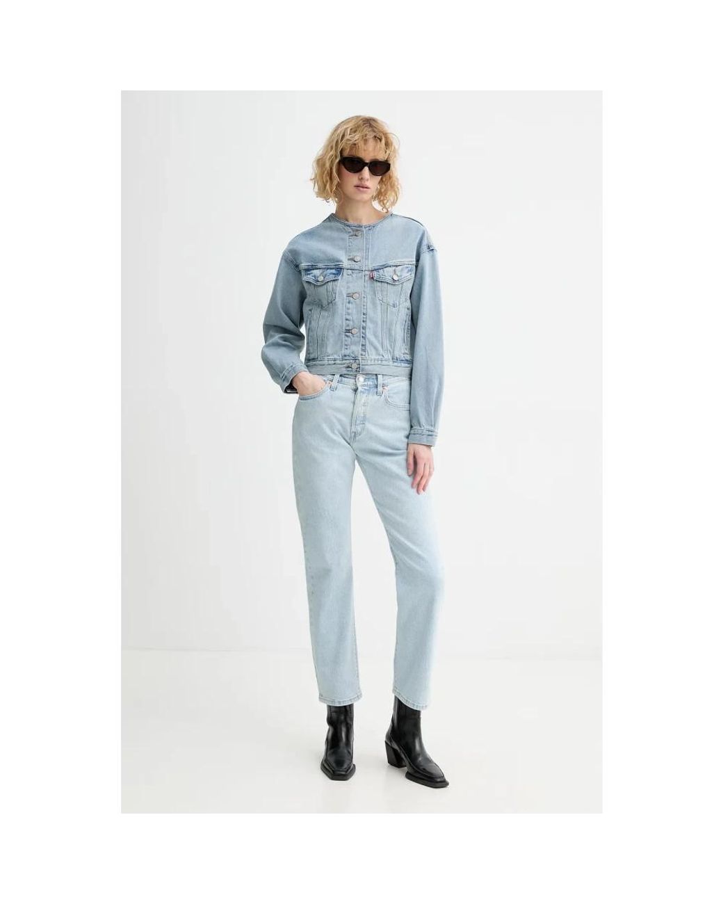 Straight Jeans Levi's de color Blue