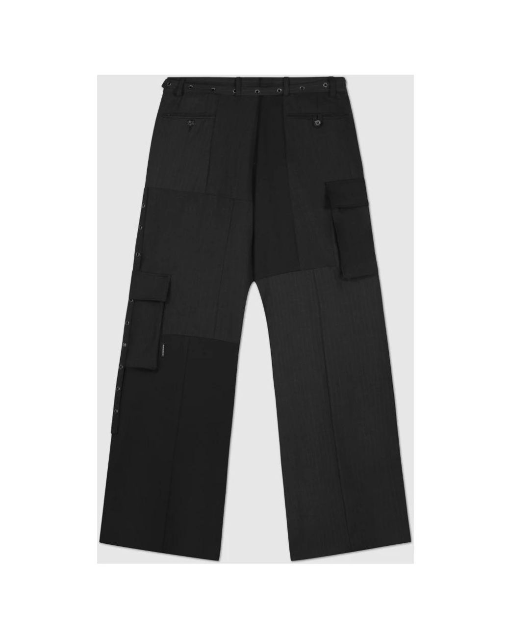 Wide Trousers 1/OFF en coloris Black