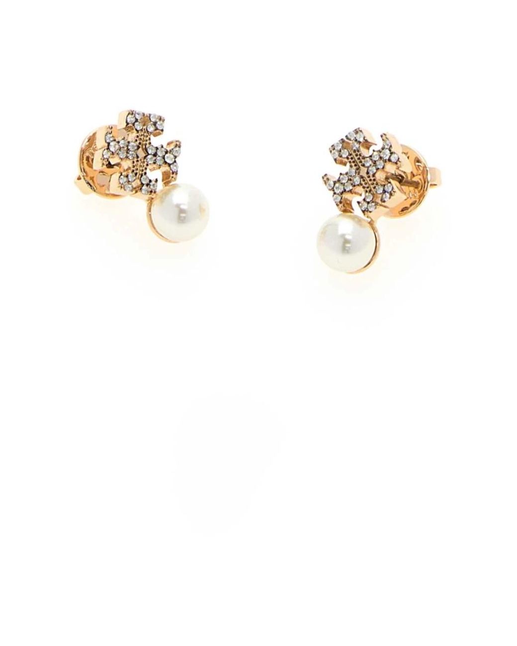 Tory Burch White Earrings