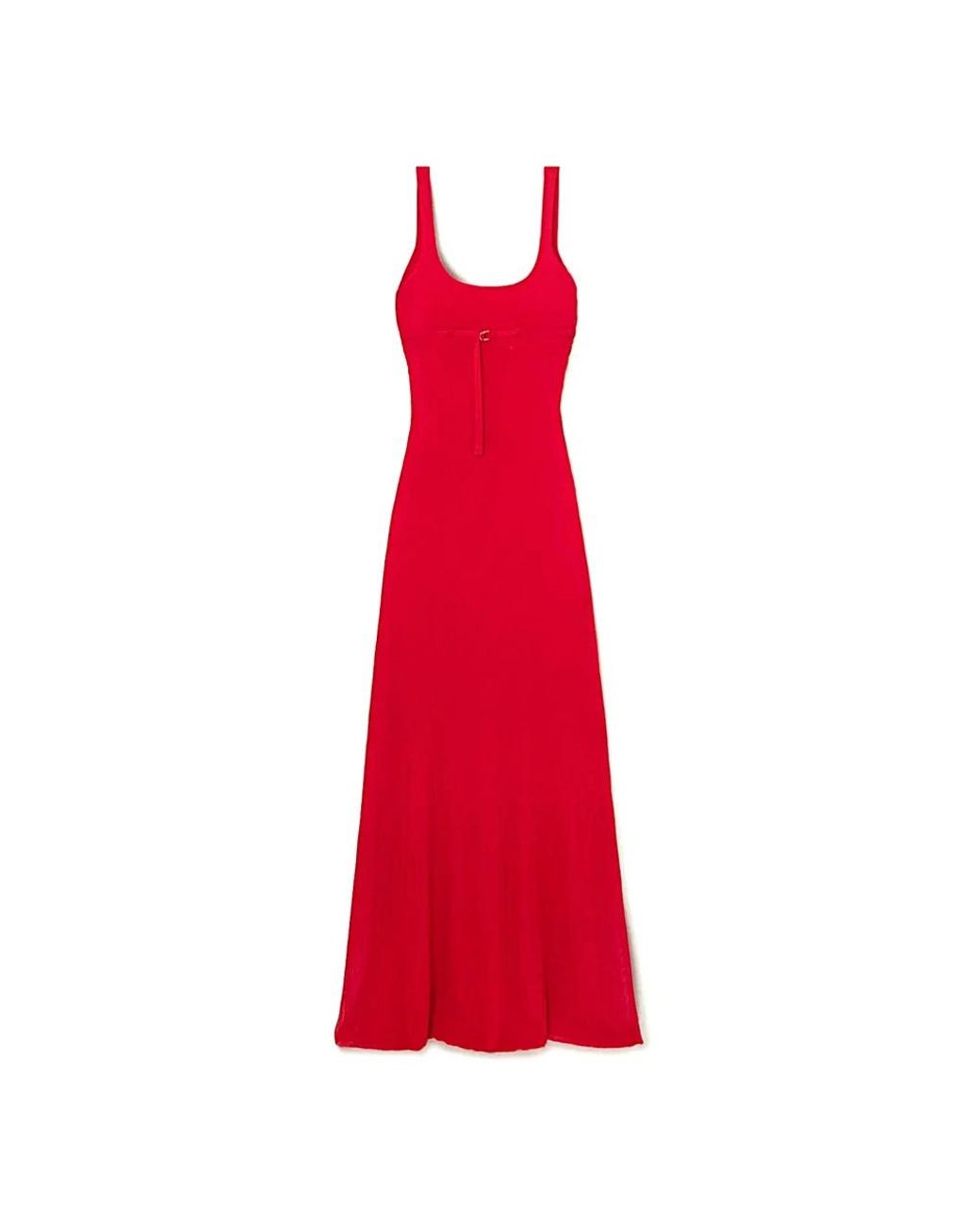Jacquemus Red Knitted Dresses