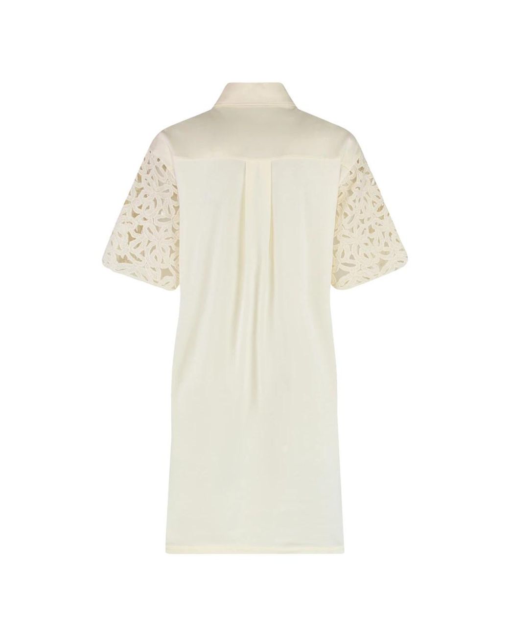 Moncler Natural Short Dresses