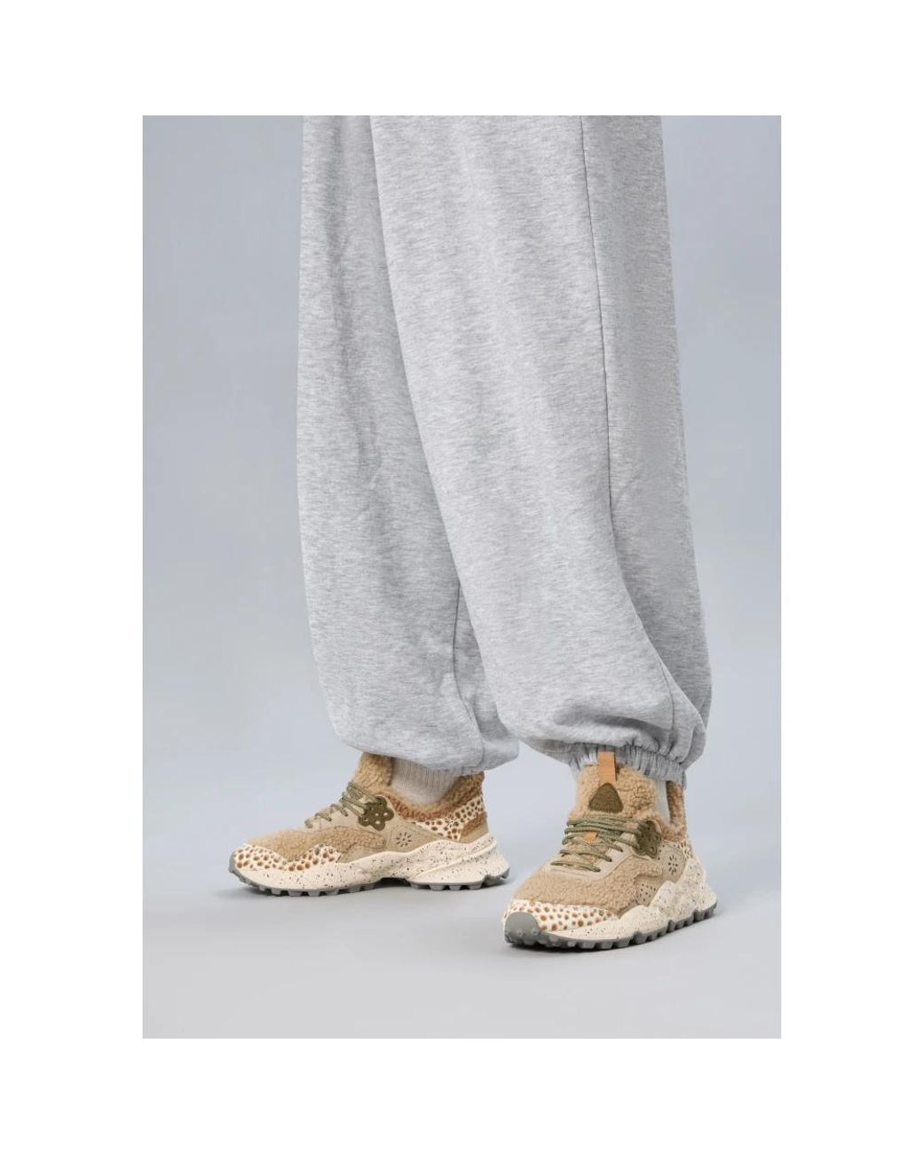 Flower Mountain Natural Sneakers