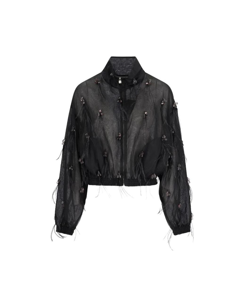 GIUSEPPE DI MORABITO Black Bomber Jackets