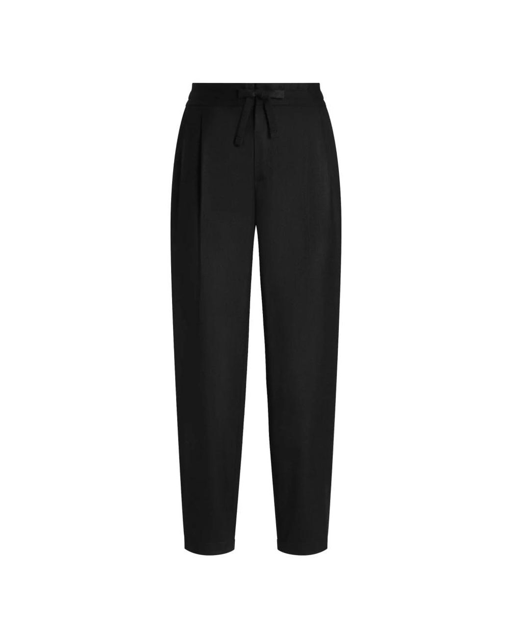 Dolce & Gabbana Black Slim-Fit Trousers for men