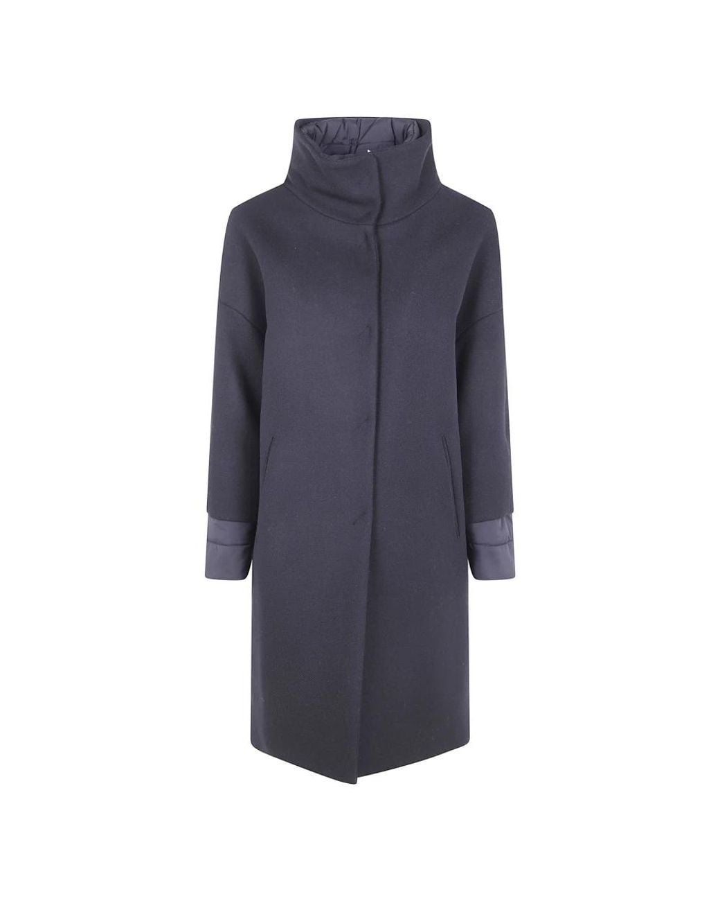 Single-Breasted Coats Herno de color Blue