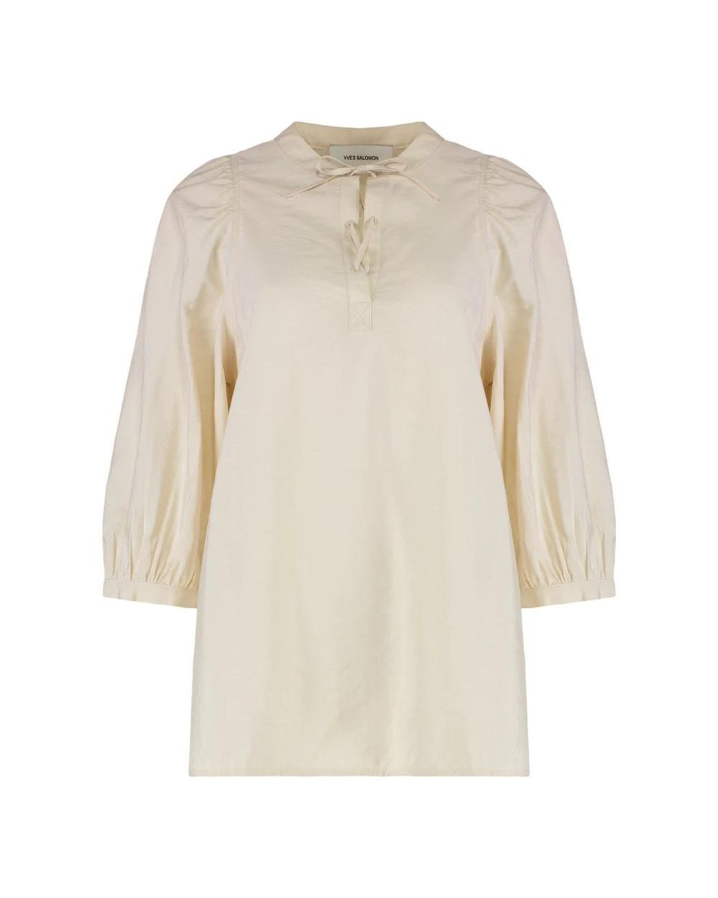 Yves Salomon Natural Blouses