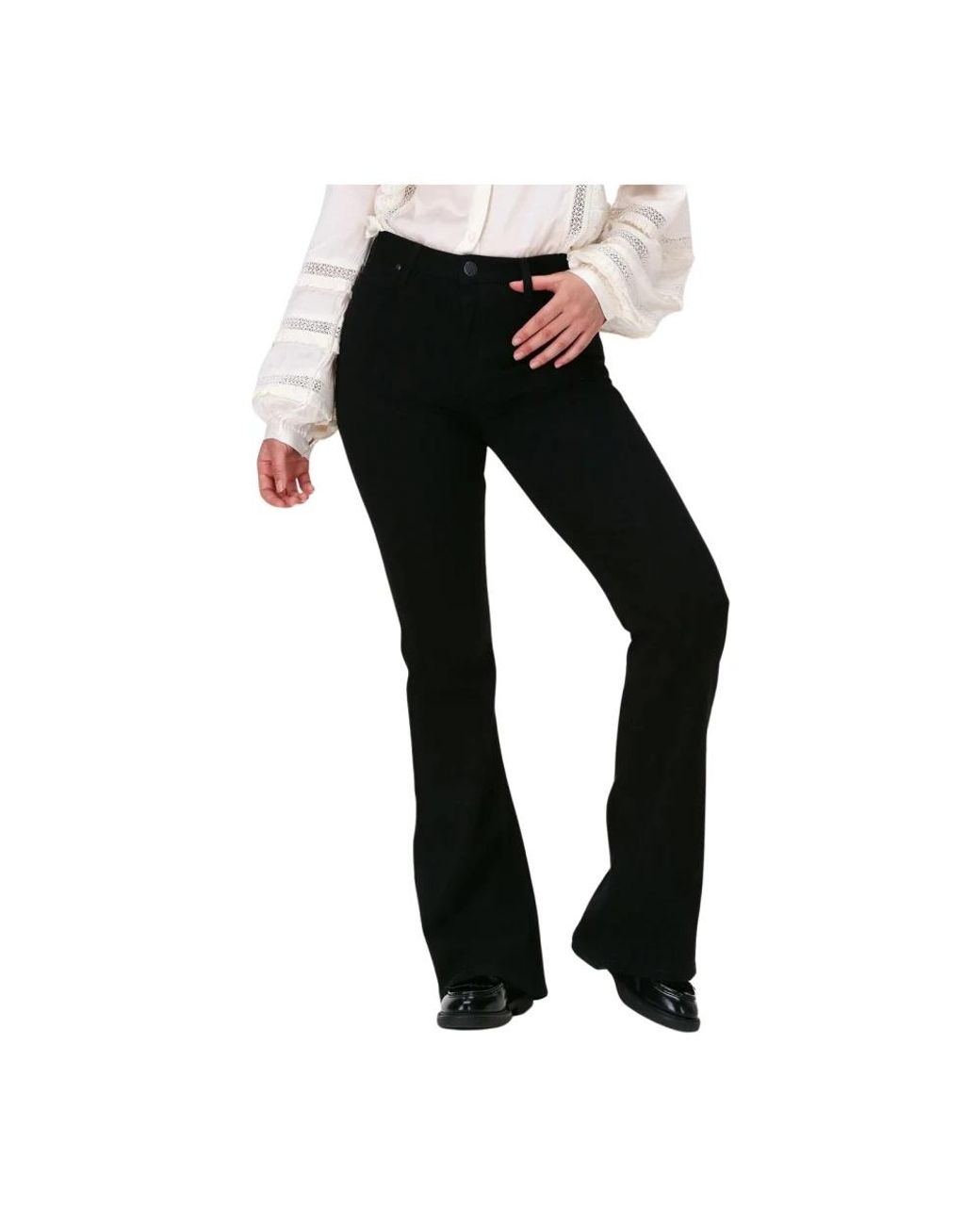 Lee Jeans Jeans ,Zwart ,Flare Jeans Zwart in het Black