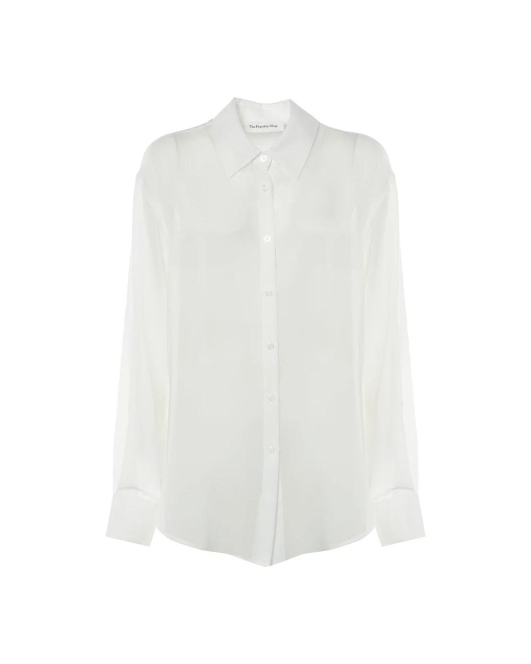 Frankie Shop Button-Front Shirt in het White
