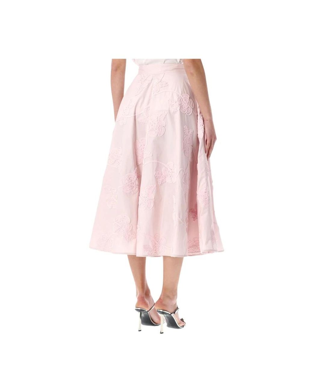 ROTATE BIRGER CHRISTENSEN Pink Midi Skirts