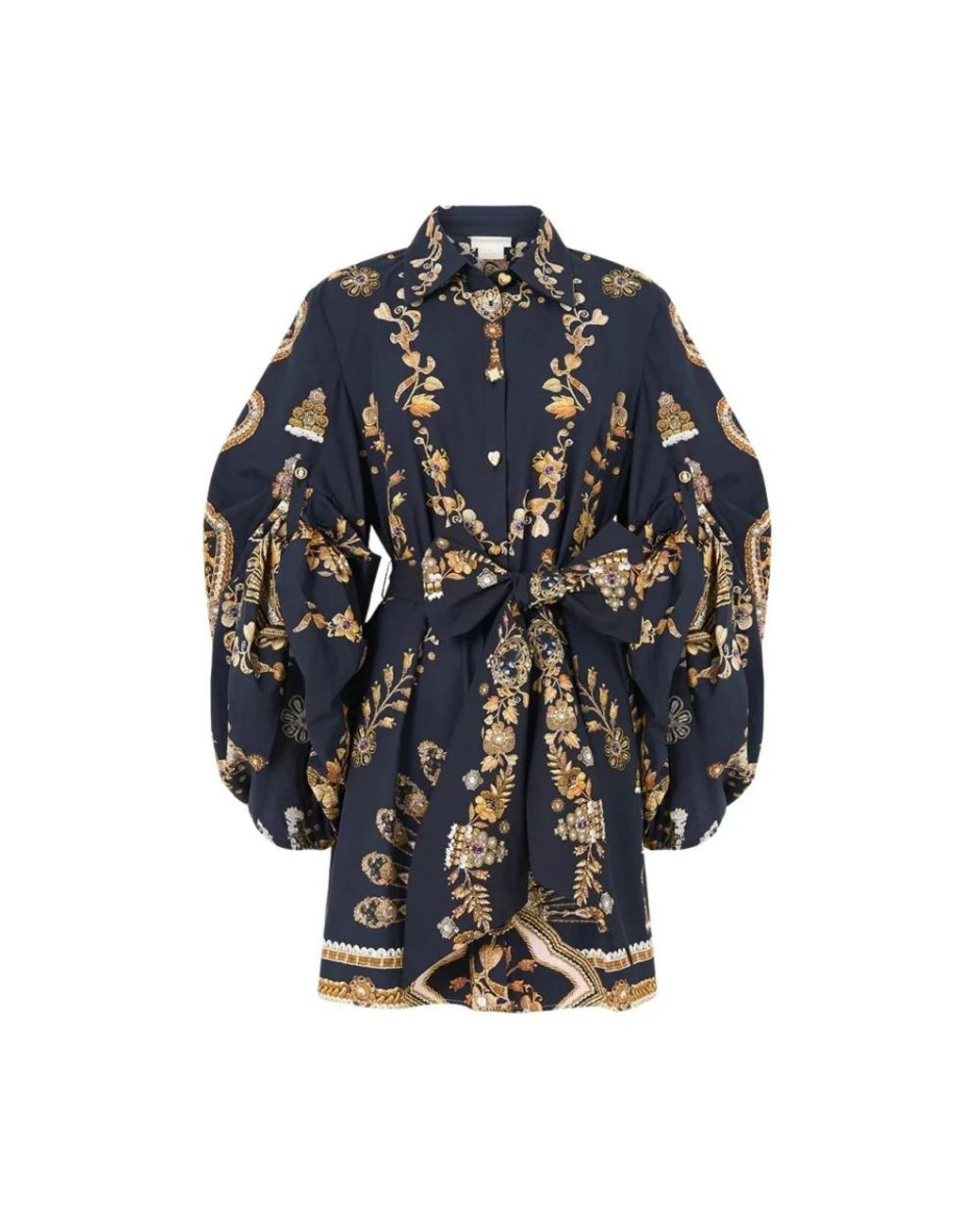 Camilla Blue Shirt Dresses