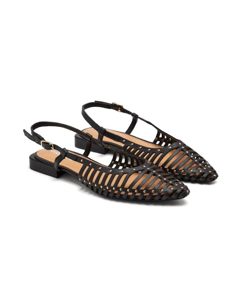 Gioseppo Black Ballerinas