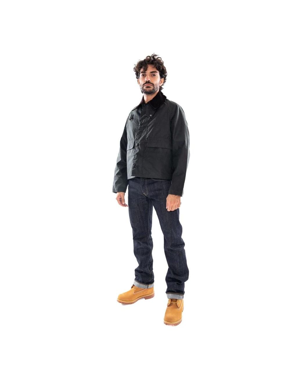 Light Jackets di Barbour in Black da Uomo