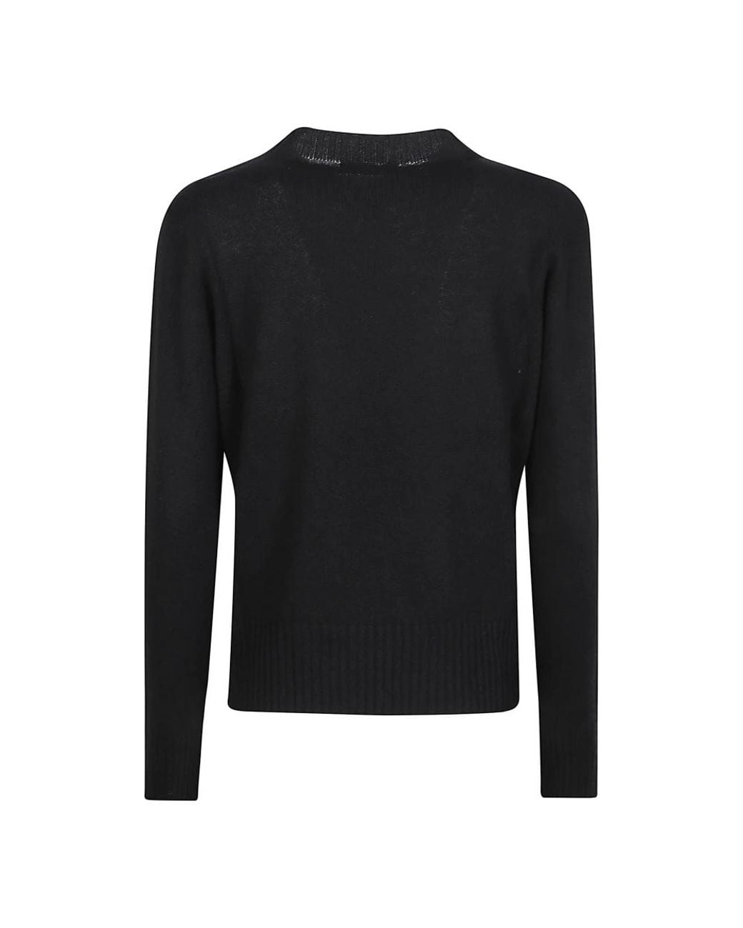 Aragona Black Round-Neck Knitwear