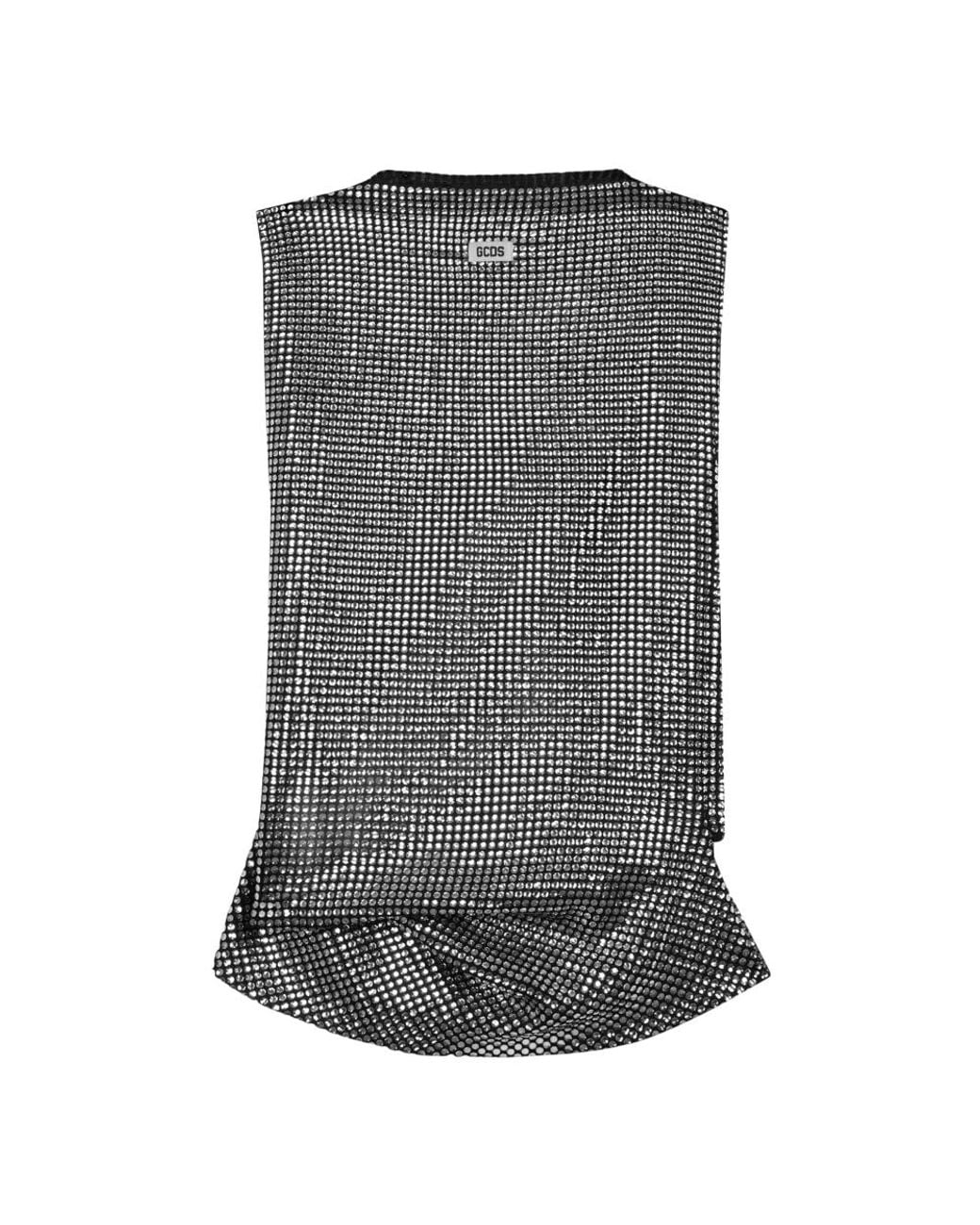 Gcds Gray Sleeveless Tops