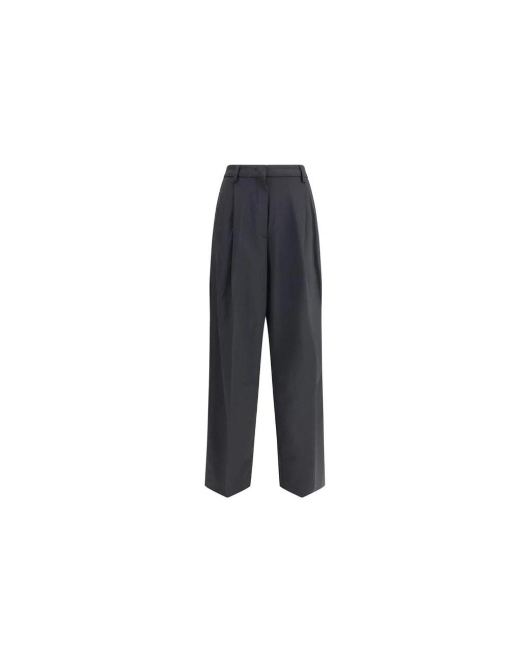 Thelatest Blue Straight Trousers