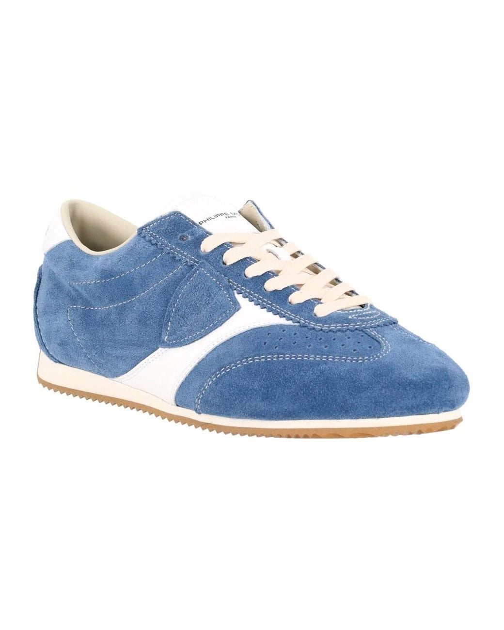 Philippe Model Blue Sneakers for men
