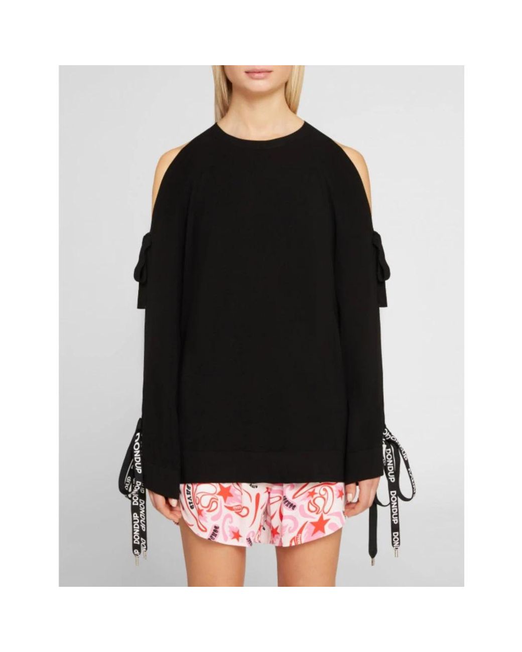 Dondup Black Round-Neck Knitwear