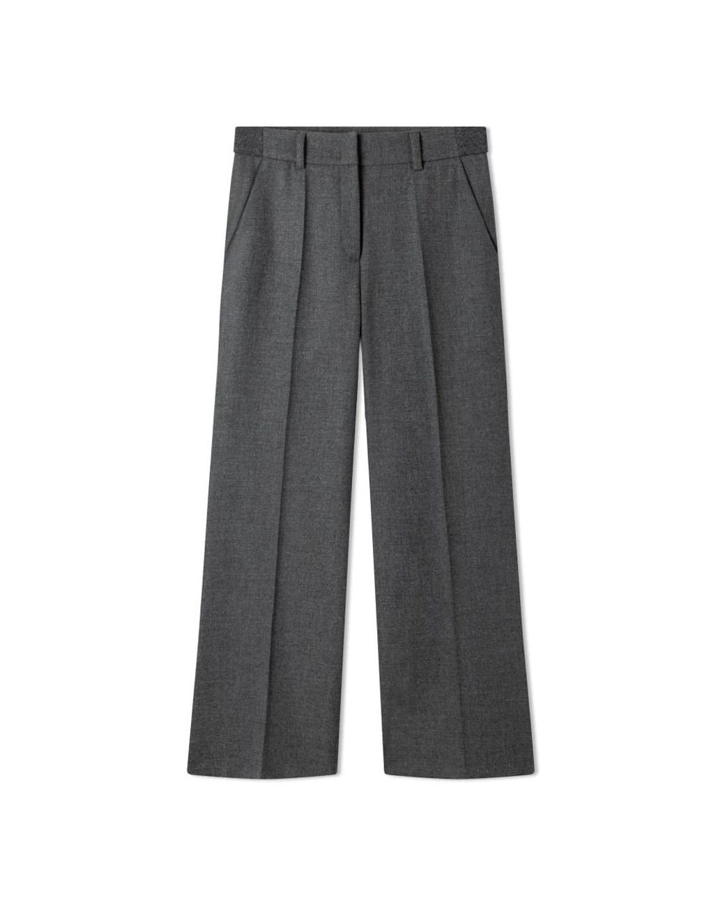 Cambio Gray Wide Trousers for men