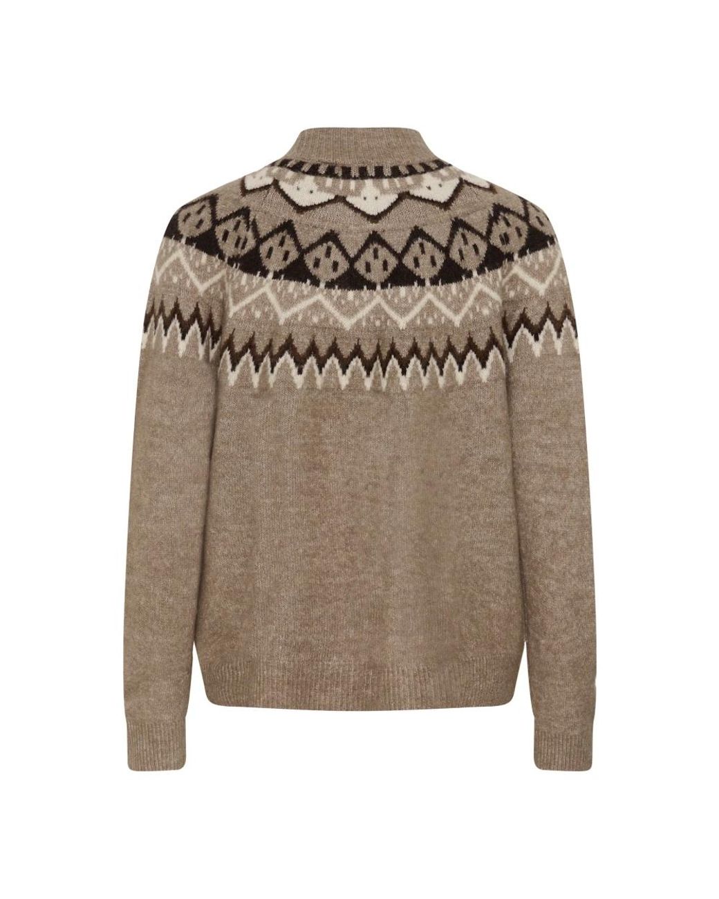 Turtlenecks Cream en coloris Gray
