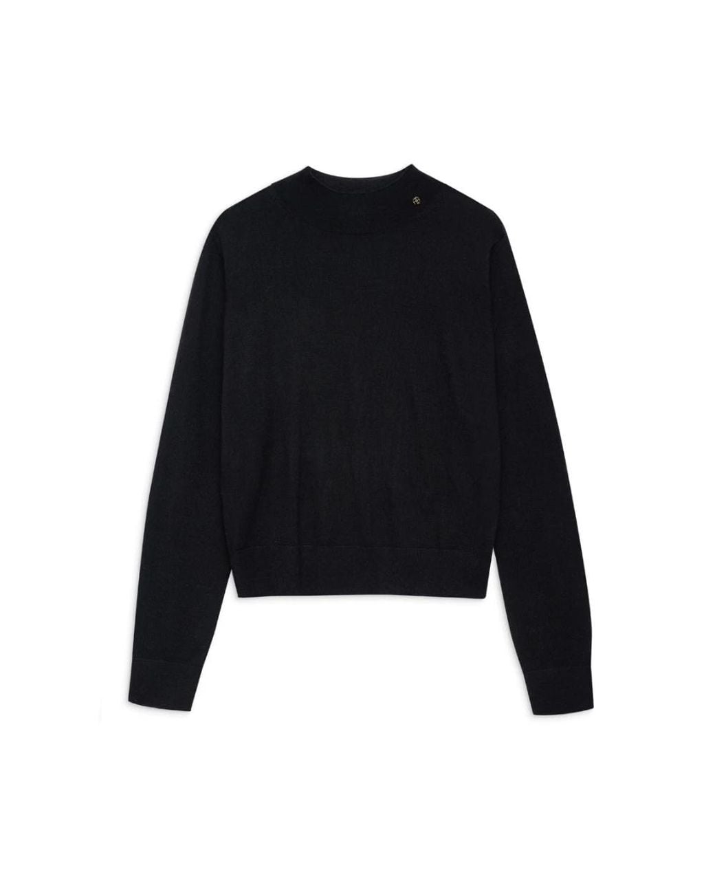 Round-Neck Knitwear Anine Bing en coloris Black