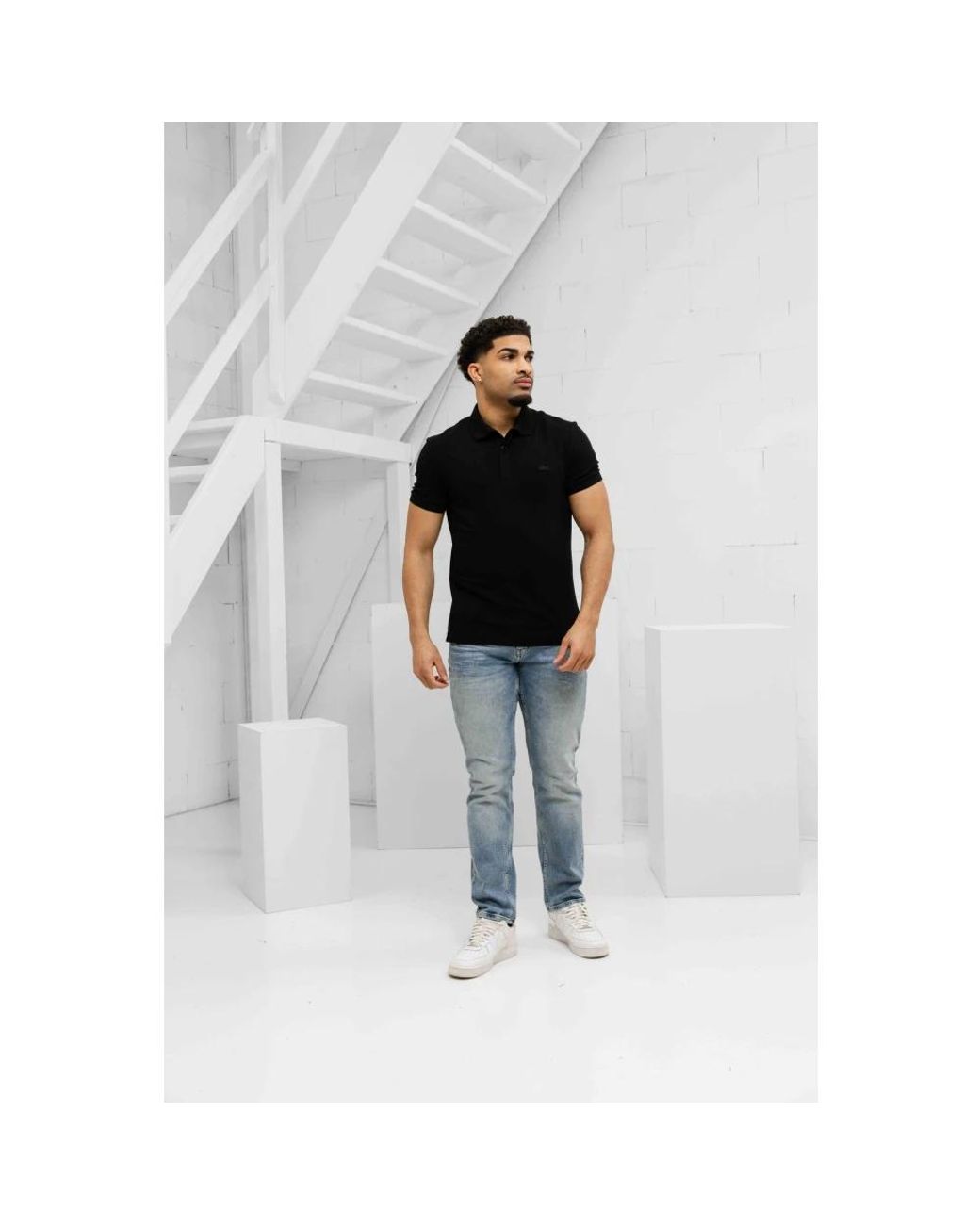 Lacoste Regular Fit Polo Aus Baumwollmischung in Blue für Herren