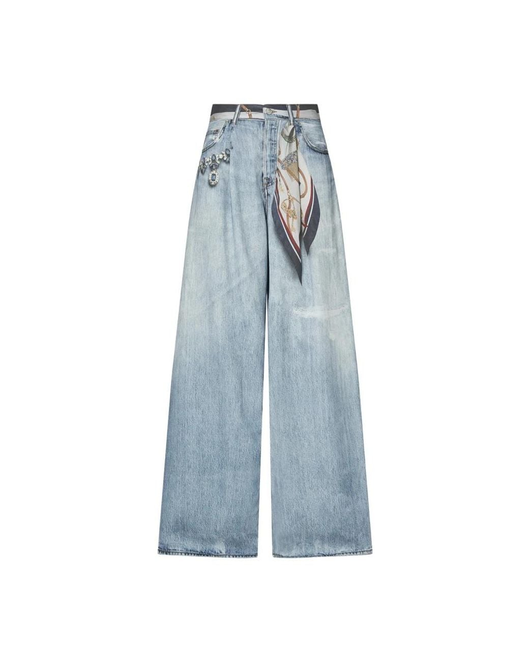Liu Jo Wide Jeans in het Blue
