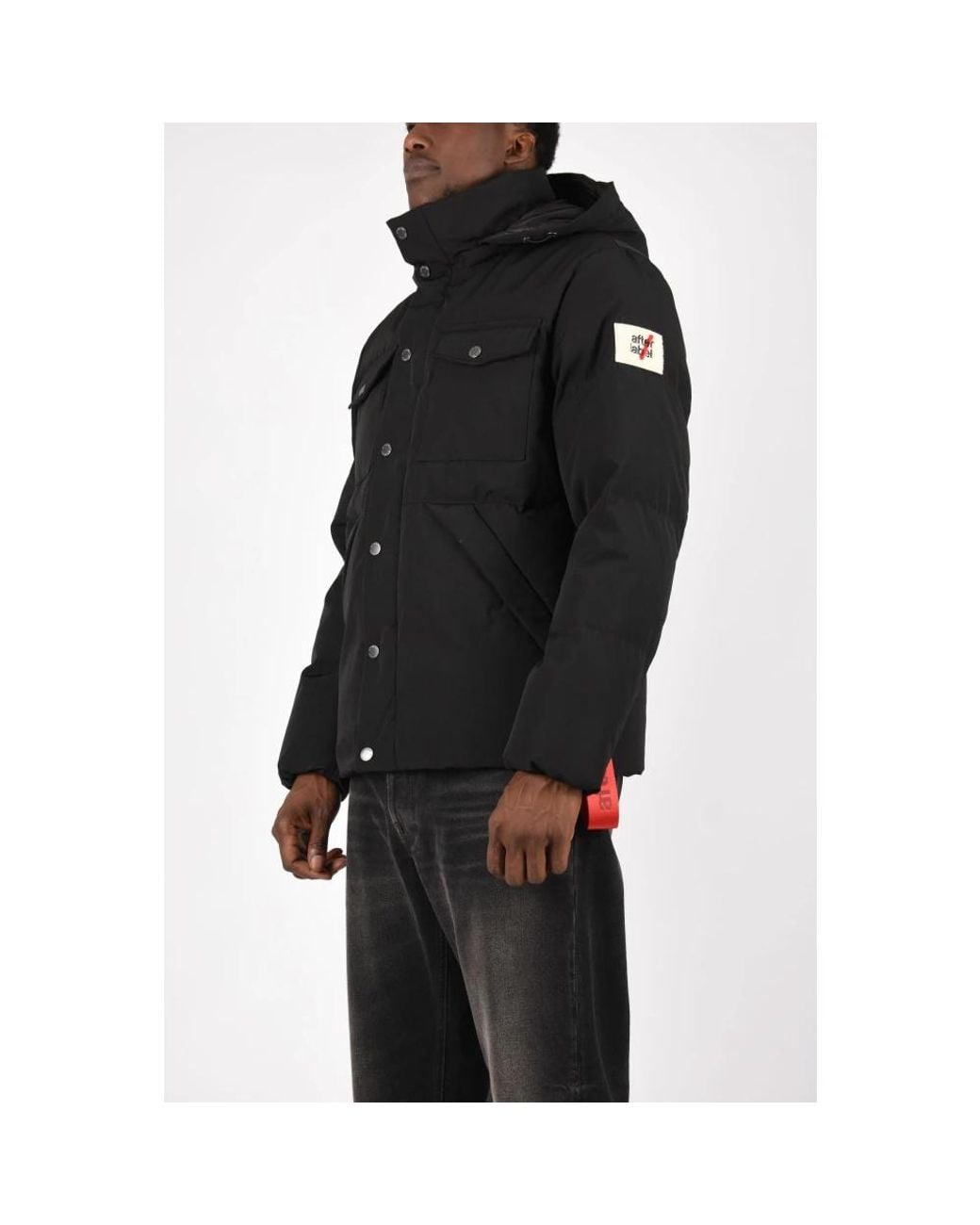 Winter Jackets AFTER LABEL pour homme en coloris Black