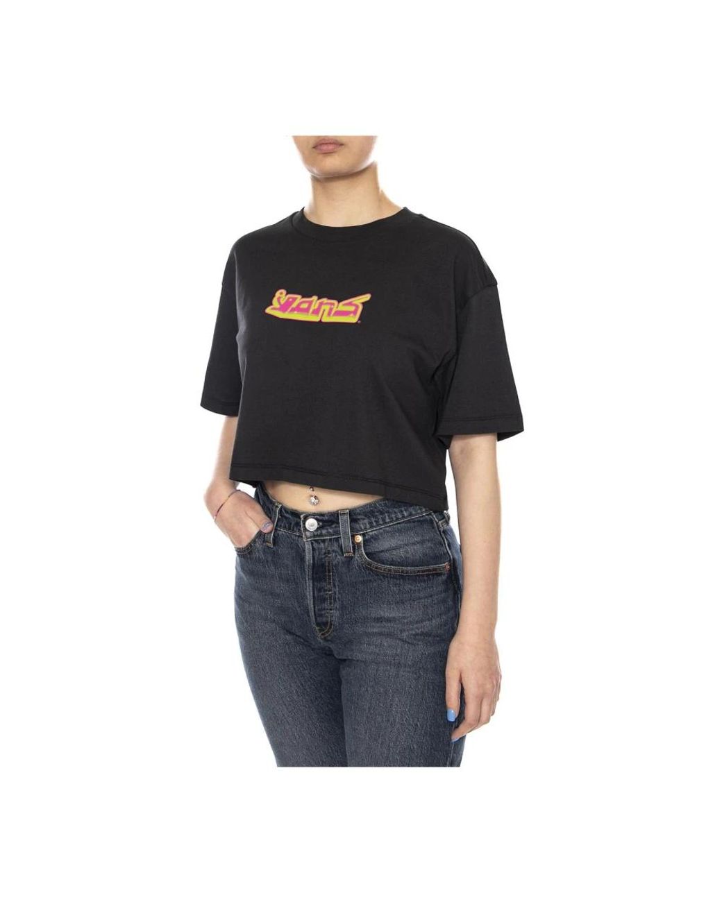T-Shirts Vans de color Black