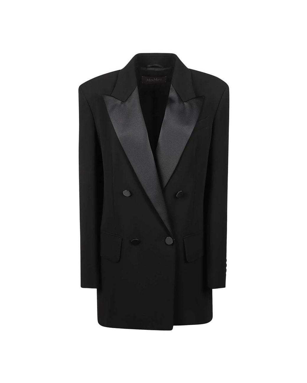 Max Mara Mxegarza Jas in het Black