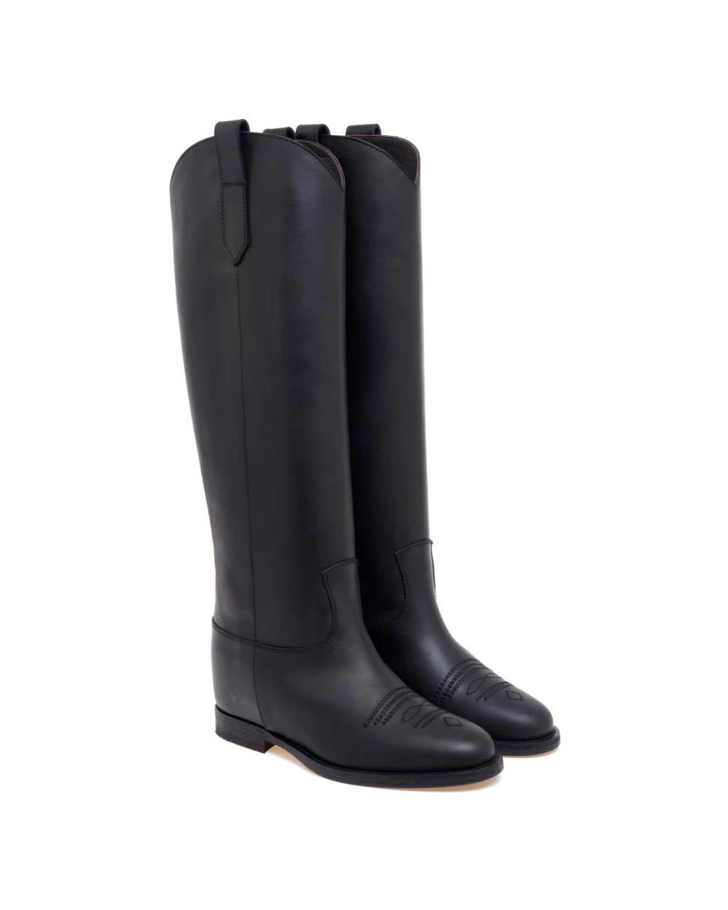 Via Roma 15 Black High Boots