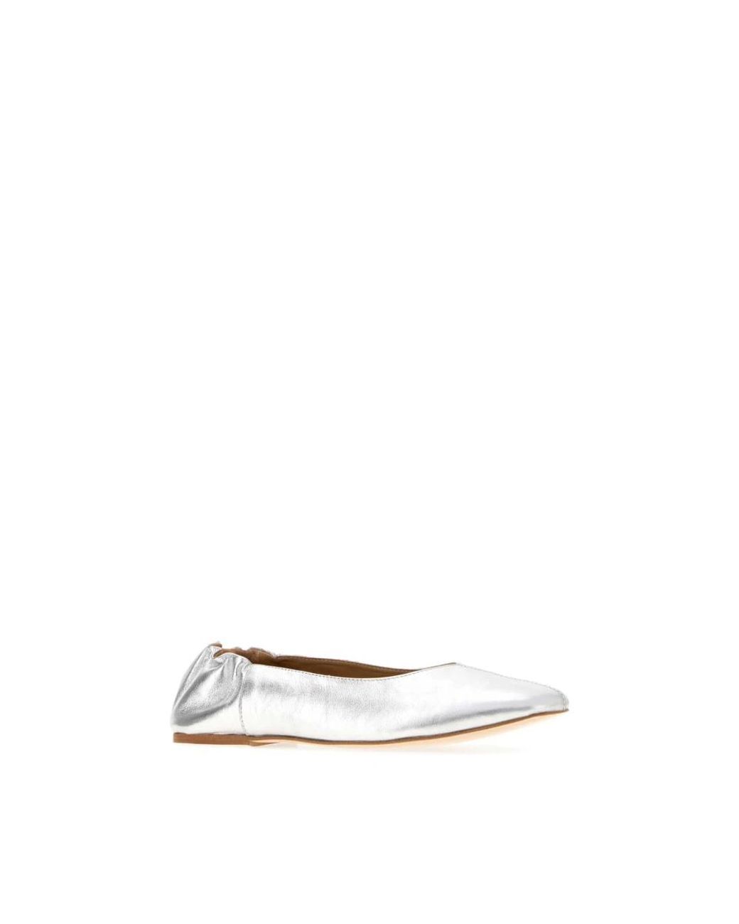 A.P.C. White Ballerina Shoes