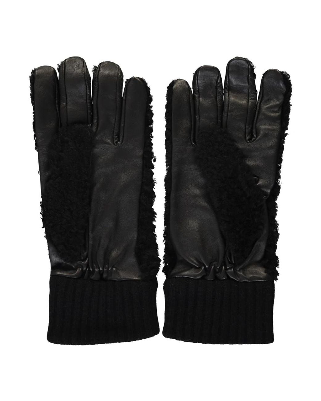 Moorer Black Gloves for men