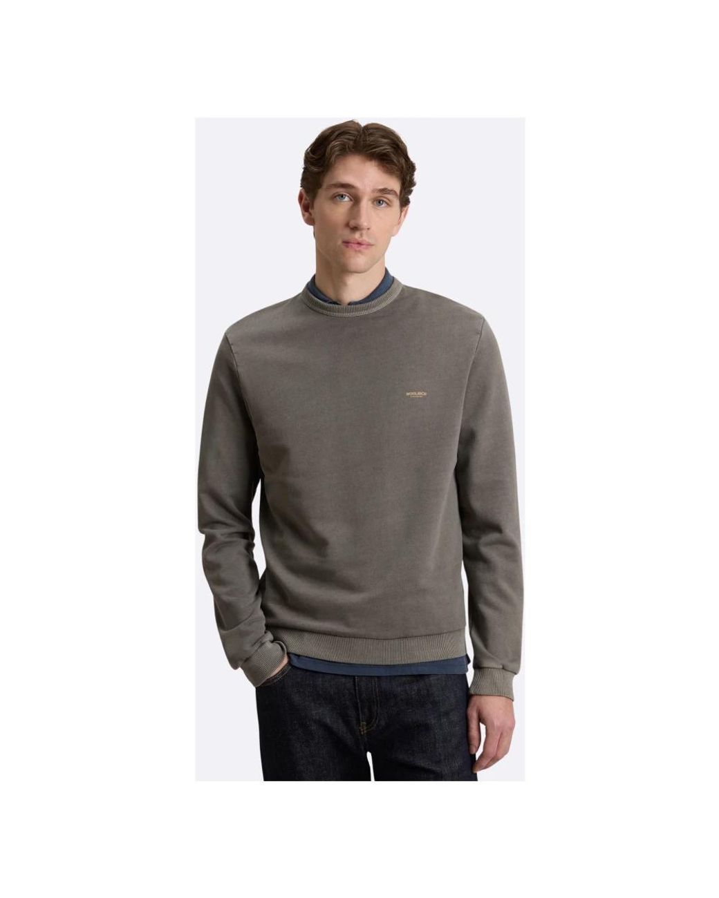Woolrich Gray Sweatshirts for men