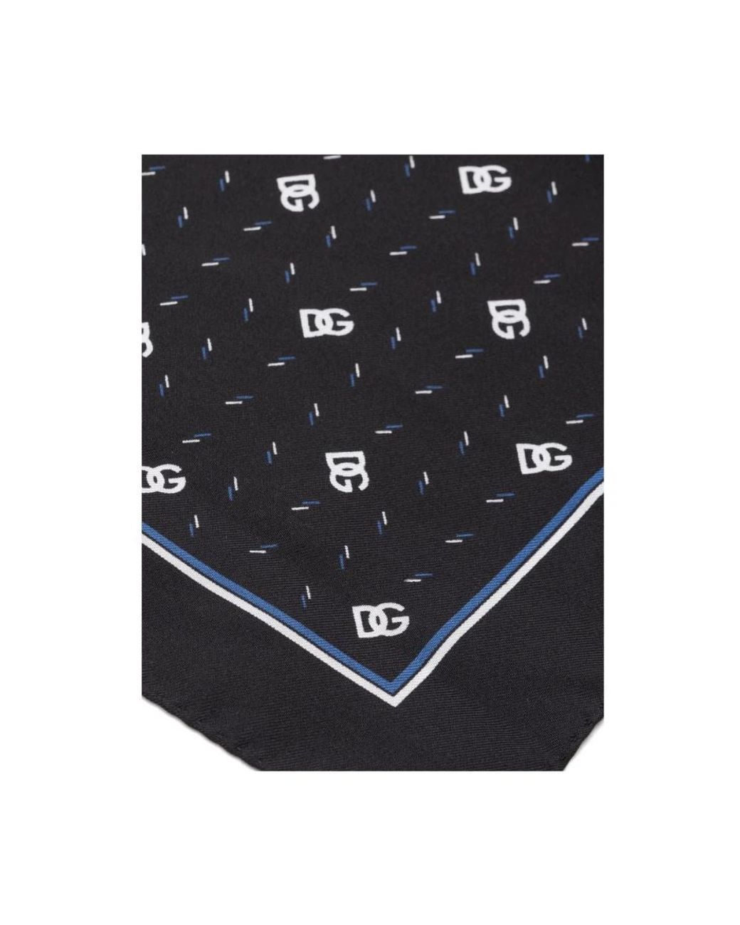 Dolce & Gabbana Black Handkerchiefs for men