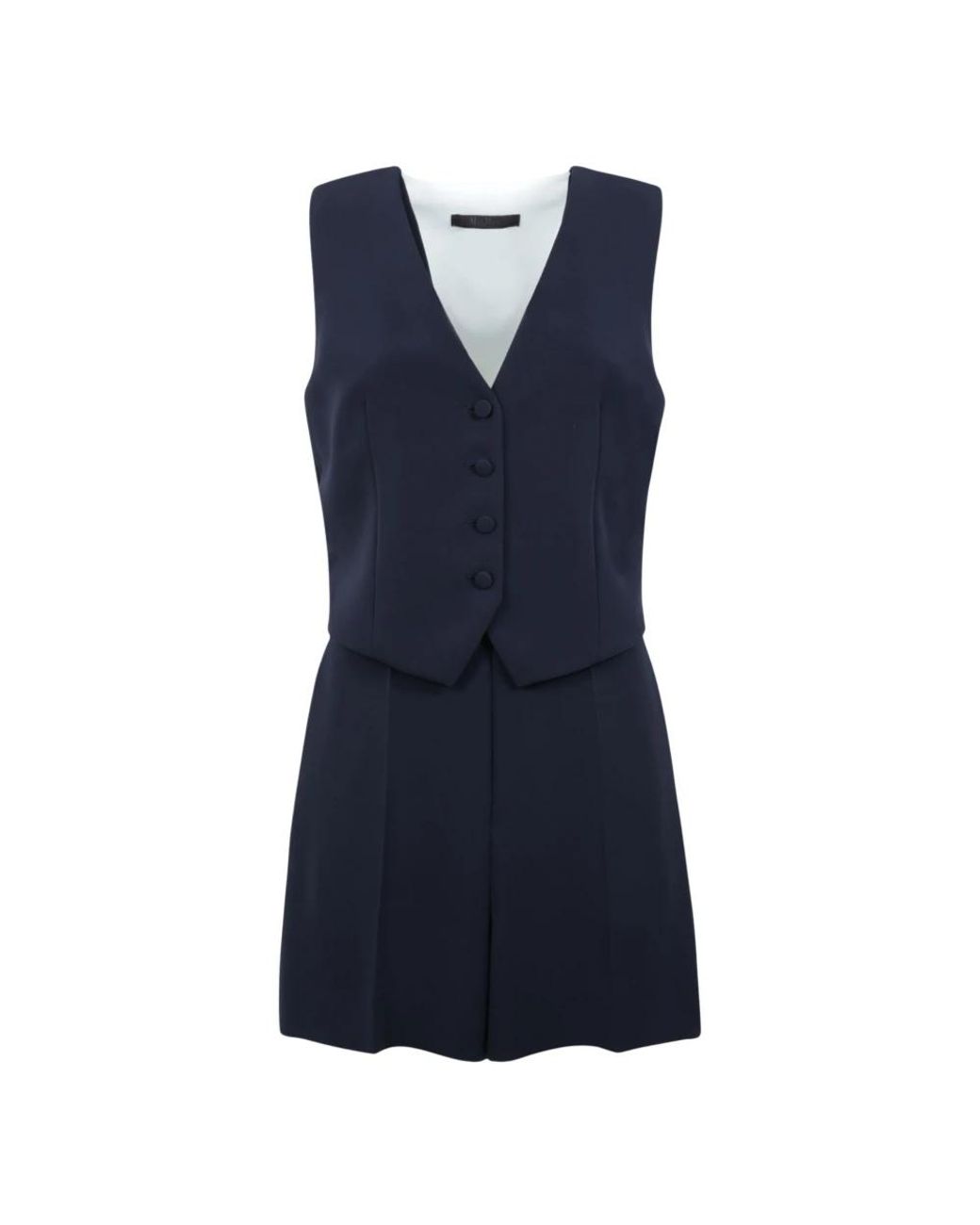 Max Mara Blue Playsuits