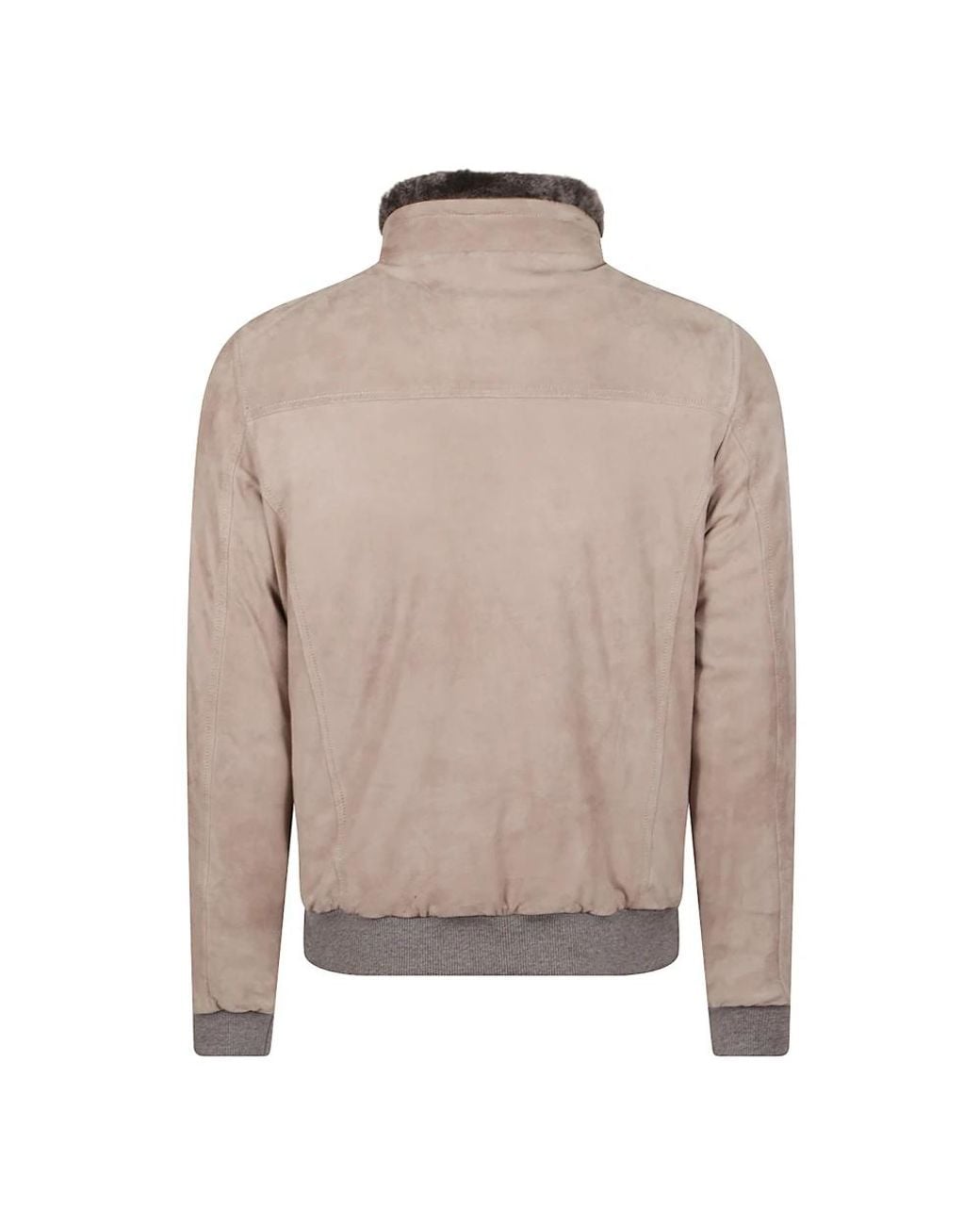 Moorer Brown Bomber Jackets for men