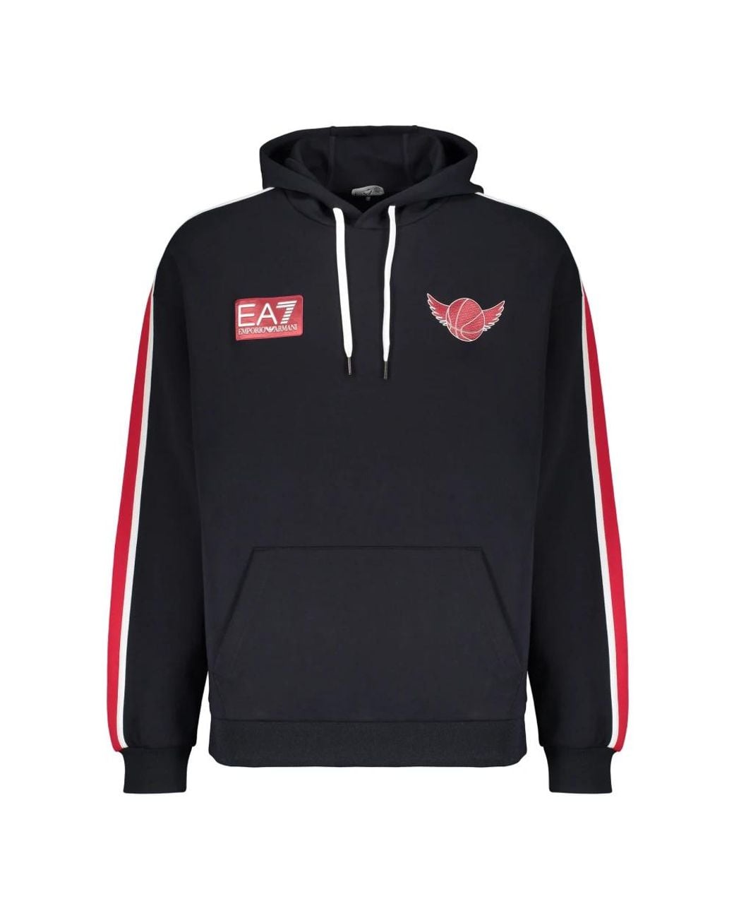 EA7 Kapuzenpullover in Blue für Herren