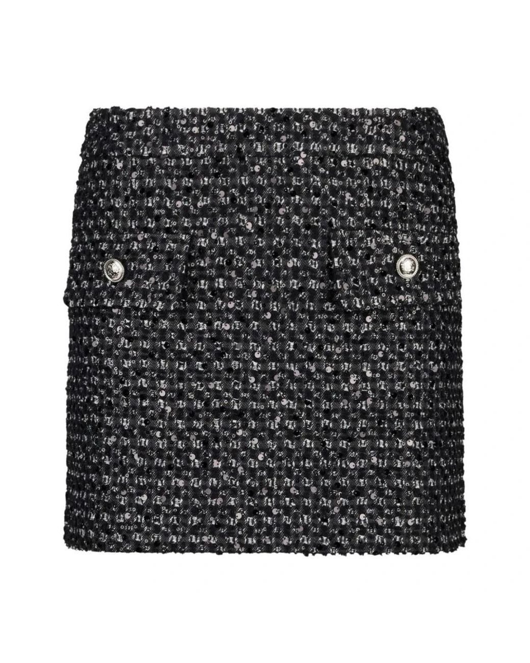 Liu Jo Bouclé Minirok in het Black