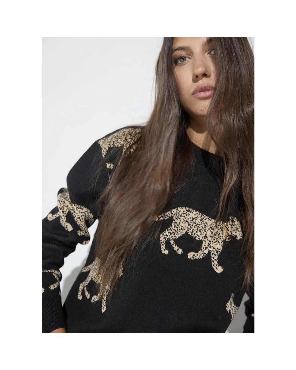 Lola Casademunt Black Round-Neck Knitwear