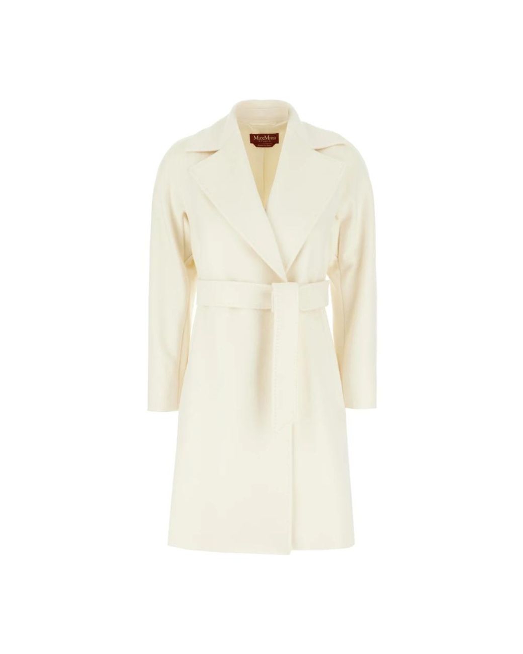 Max Mara Natural Belted Coats