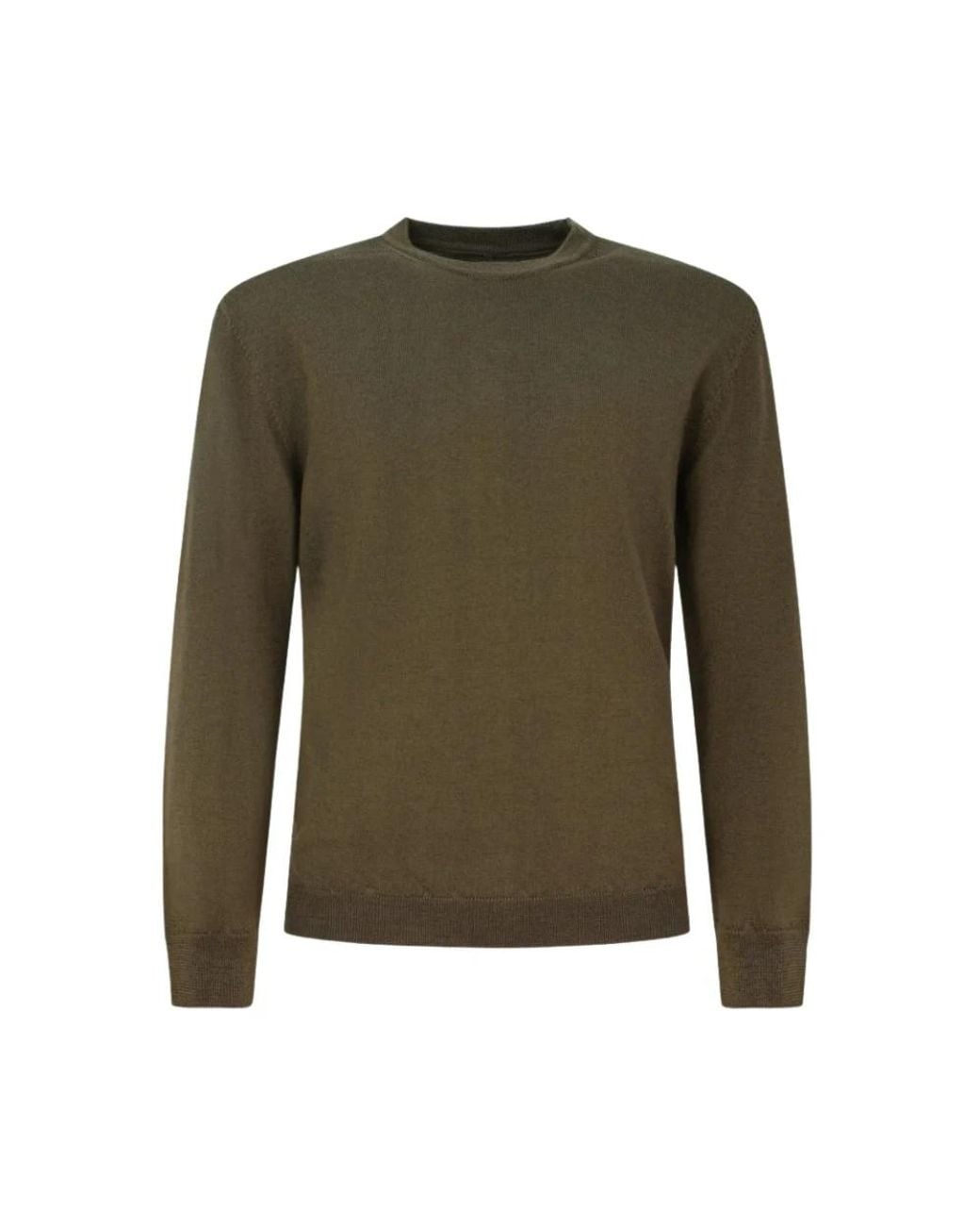 Woolrich Green Round-Neck Knitwear for men