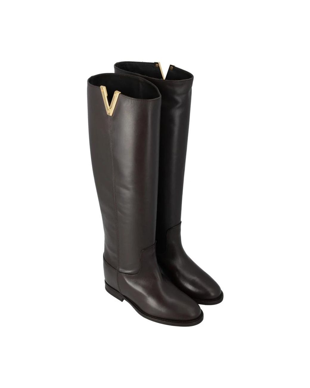 Via Roma 15 Brown High Boots
