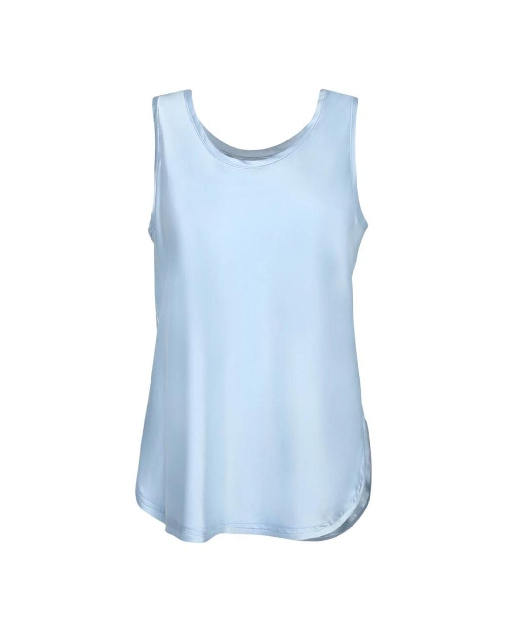 Blanca Vita Blue Sleeveless Tops